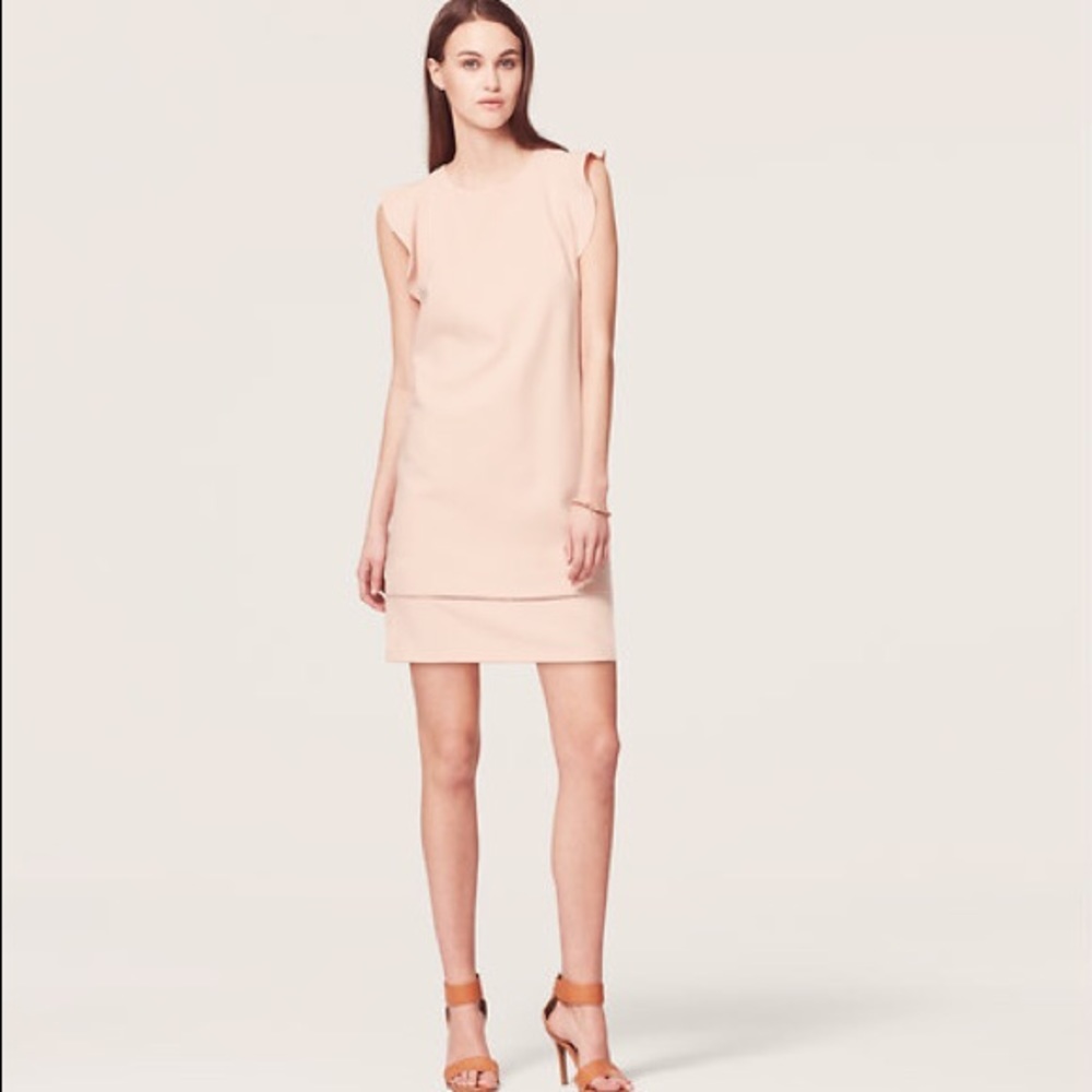 Loft Flutter Sleeve Light Pink